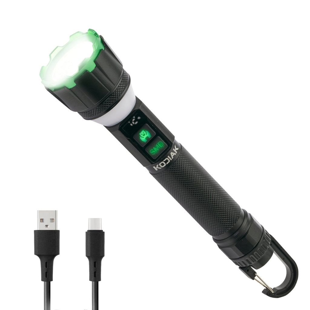 Kodiak® Kavern 1100 Lumen Smart Focus Rechargeable Flashlight - Lantern