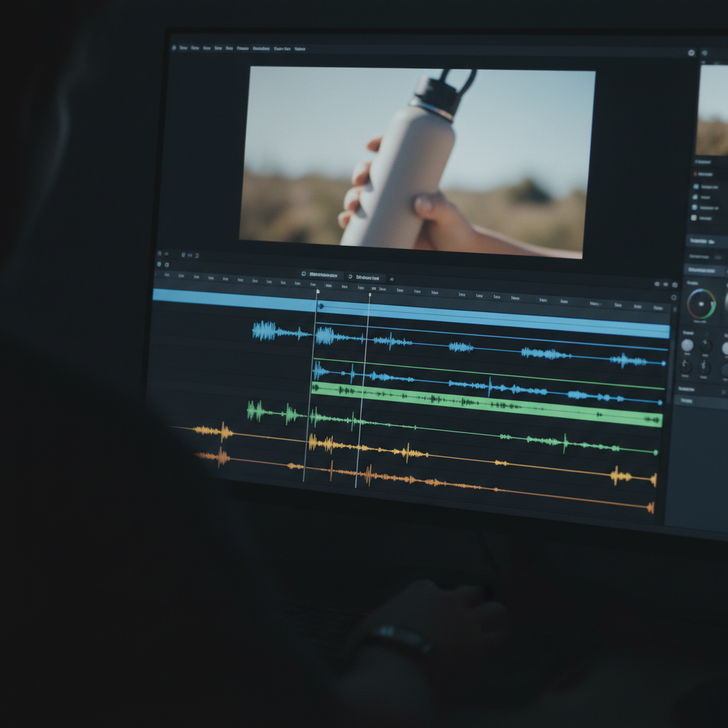 Brand Integration Video - Editor Screen Focus Hero